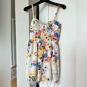 Floral corset dress